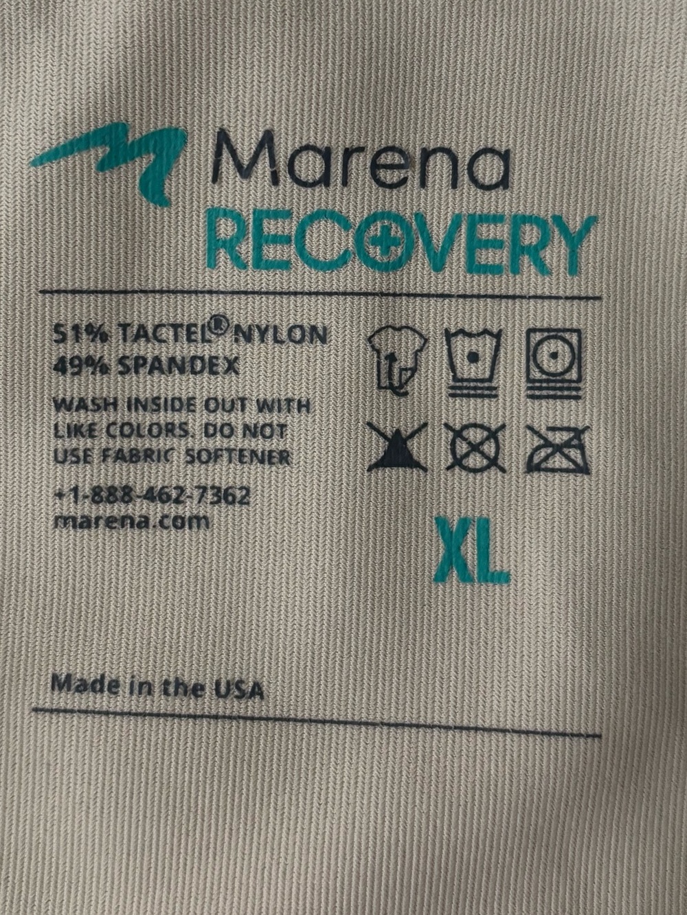 Marena Recovery Bodysuit 3/4 Sleeve Sculpting Suit in Beige XL - Picture 2 of 10